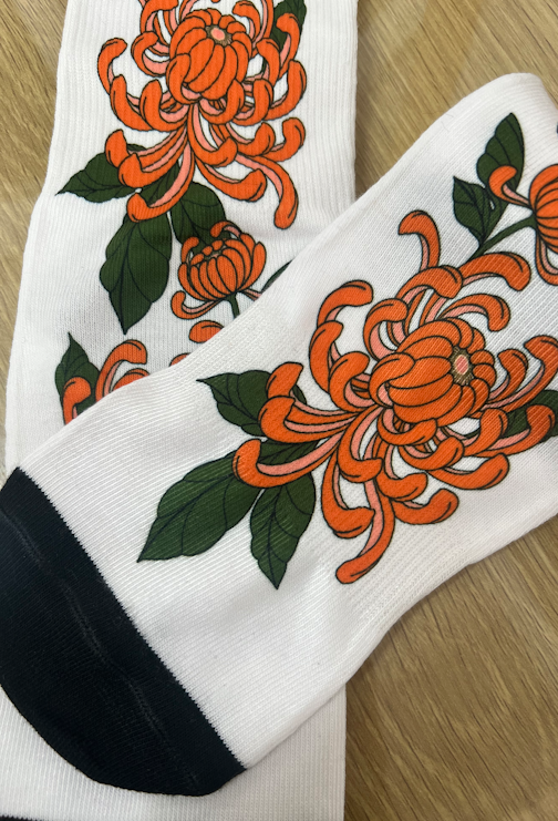 Calcetines crisantenos
